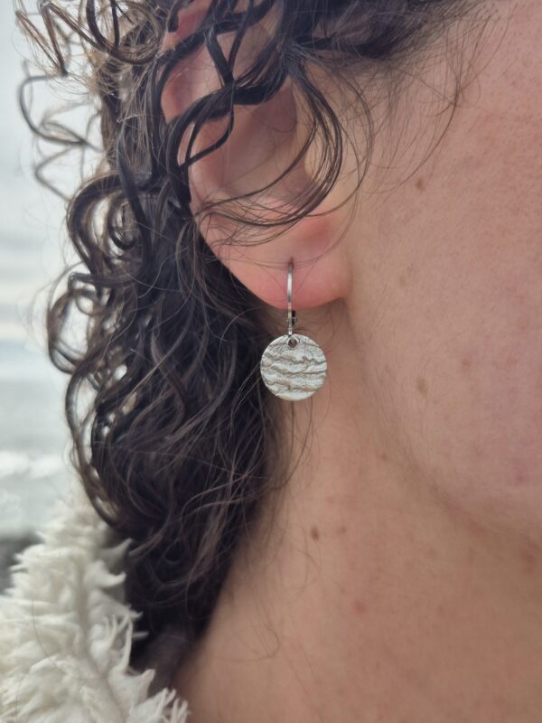 boucle d'oreille argent